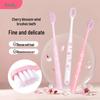 Xiujie High-Density Soft Bristle Toothbrush Set - Cherry Blossom Pink, 5-Piece for Family or Travel