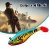 Esca da pesca Esche morbide Simulazione Silicone Swimbait 8 cm/9,5 g Esca bionica Riutilizzabile Acqua dolce e salata Esca artificiale con coda a T Attrezzatura da pesca