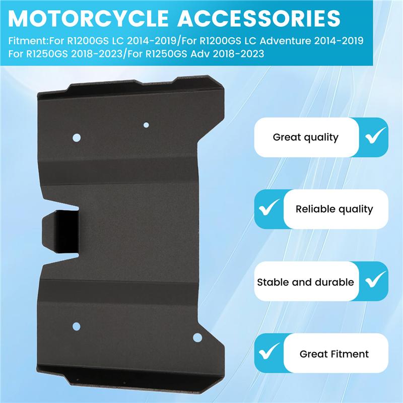 AUTO Motorcycle Engine Guard Extension Center Stand Protection Plate For BMW R1200GS LC R1250GS Adventure 2014-