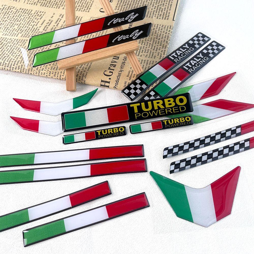 3D Italy Flag Limited Edition Sticker for Ducati Piaggio Vespa Motorcycle