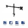 Uchwyt Biurkowy Na Dwa Monitory Akyga AK-MB-02 Ramiona 2x10kg VESA 75x75mm / 100x100mm 15-32"