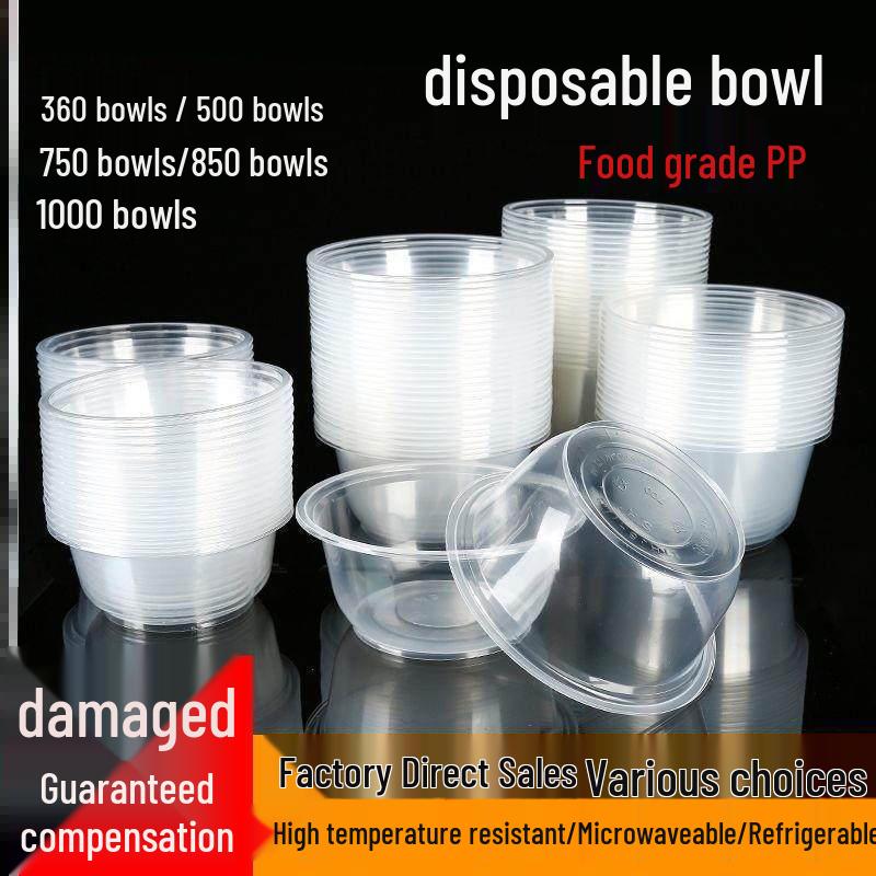 ZISIZ Disposable Transparent Food Container