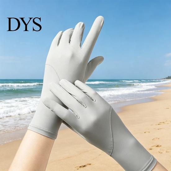 Sun Protection Gloves for Driving UV Cooling Gloves, Full Finger Anti Slip Elastic Palm, Ultra Thin Summer Cycling Hiking Fishing UPF50