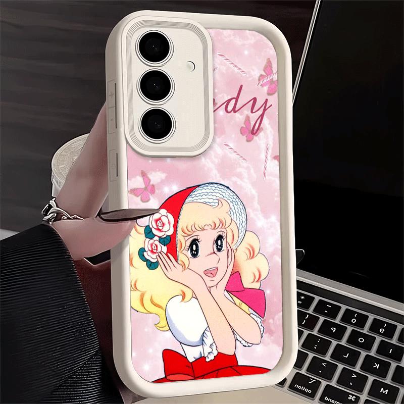 Phone Case for Samsung Galaxy S26 S25 Ultra S24 FE Anime Candy Candy Shell S23 Plus S22 + S21 S20 5G Soft Silicone Funda