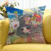 AAya TTakano Art World Various Sizes Square Pillow Case For Car Home Bedchamber Decor