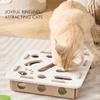 Cat Puzzle Toy Felt Puzzle Box Cat Exercise Toy With Ball Indoor Sports Entertainment Hunting Cat Toys For Indoor Cats