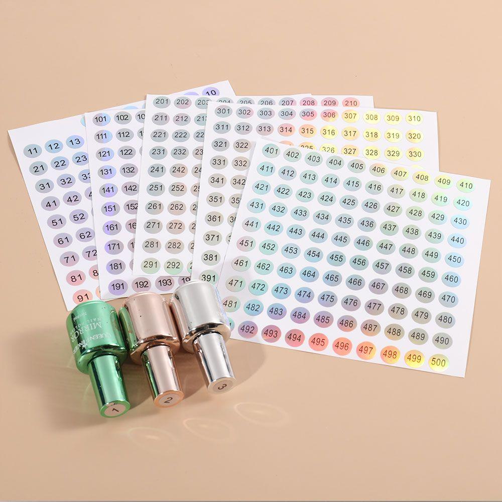 Sticky Embroidery Tool Distinguish Package Label Diamond Paint Storage Tags Digital Label Waterproof Number Stickers
