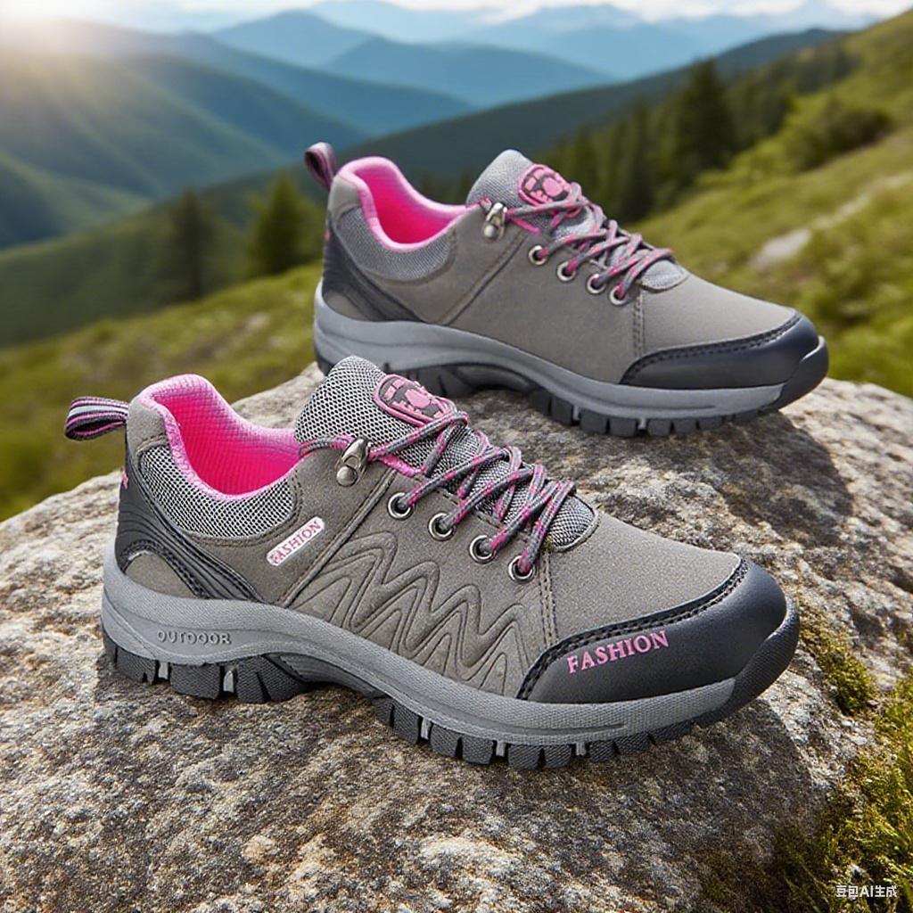 Calzados Mujeres Women's Hiking Shoes, Outdoor High-quality Wear-resistant Casual Hiking Shoes, Anti Slip Sports Shoes Designer