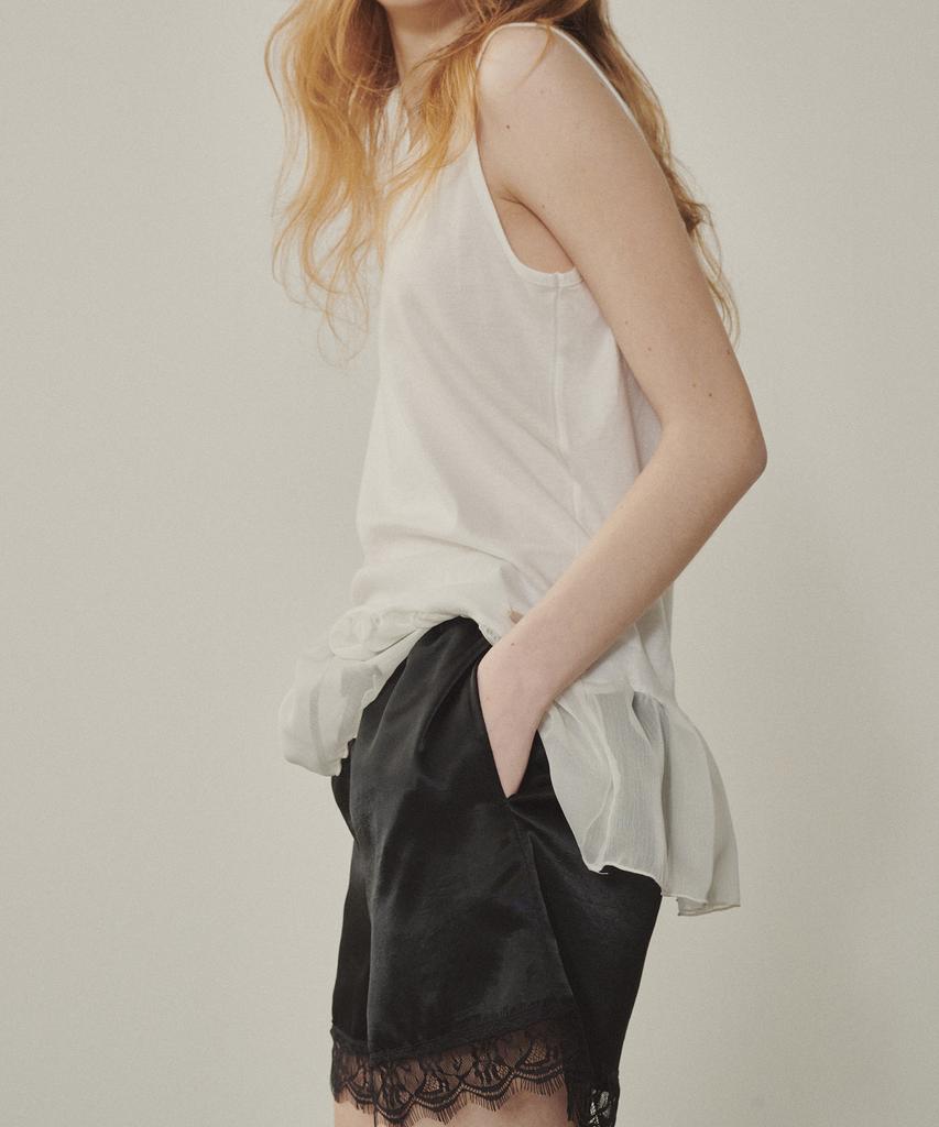 Melly And Rose Satin Lace Shorts (314808)