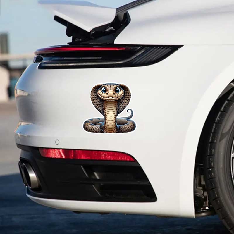 Twisted Snake Car Sticker Vinyl Decal Waterproof Rear Window Motorcycle Camper Bumper Truck Laptop Decoration TM307