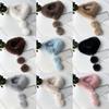 1Pcs Winter Thickened Natural Fox Fur Scarf For Women Magnetic Scarf Neck Warm Fluffy Shawls Female Coat Collar