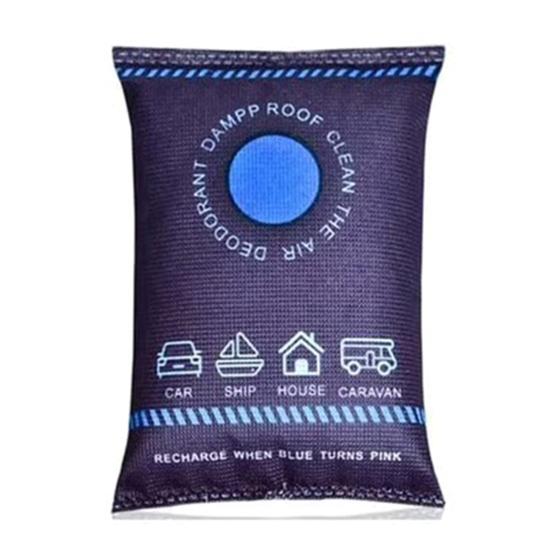 1/2Pcs 200g Reusable Desiccant Pack Color Indicating Silica Gel Desiccant Packet Dehumidification Bag Storage Bins Suitcase Electronics Moisture