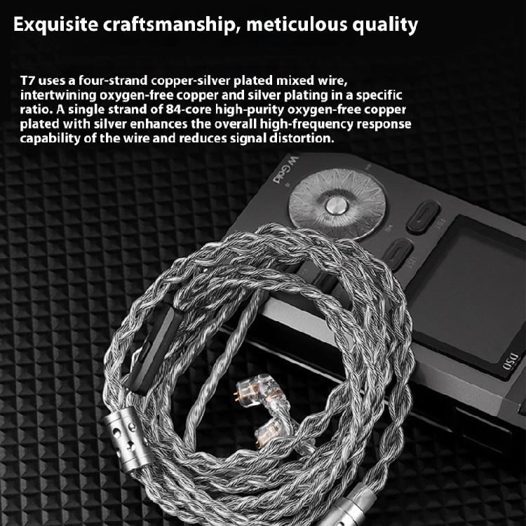 Advanced Coaxial Braided Silver Coated Cable High Conductivity Optimized for Accuracy Sound Equipment Connection