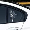 Custom Cross and Rosary Gesture Waterproof Car Decal for Rear Window Decoration
