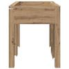 Bunk Bed for Kids Artisan Oak Finish 75 x 190 cm Engineered Wood