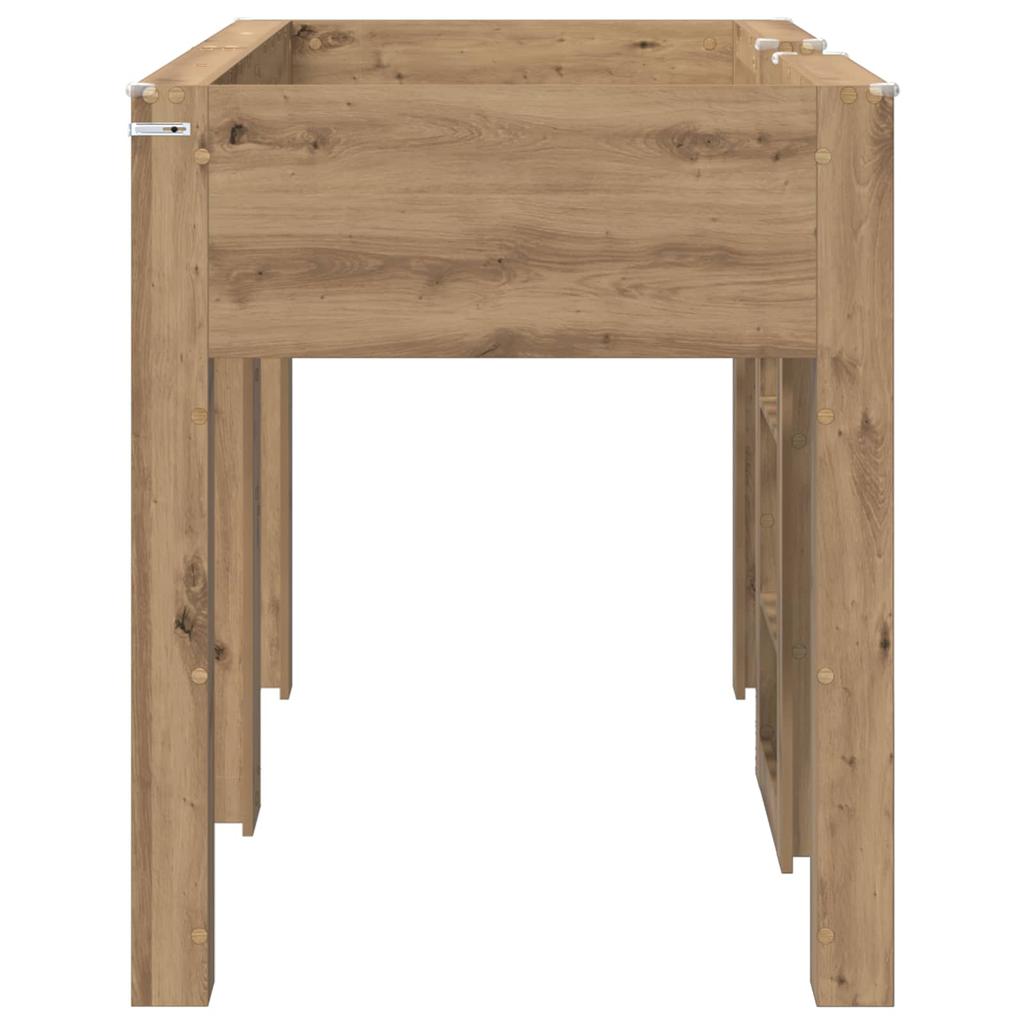 Bunk Bed for Kids Artisan Oak Finish 75 x 190 cm Engineered Wood