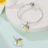 Original Copper Colorful Cute Heart Princess Unicorn Charms Beads Fit Bracelets & Necklace Women Diy Jewelry Making