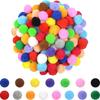 98/198pcs 3cm Colorful Plush Cat Teaser Toy Balls Chew Durable Cat Toy Balls Cat Training Toy Balls For Cat ZSY