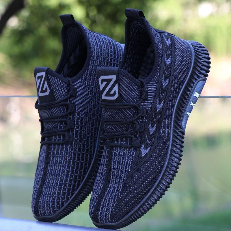 Spring and Breathable Mesh Shoes Casual Board Shoes Boys Trendy Shoes Deodorant Sports Shoes Versatile Canvas Shoes Black Men's Shoes