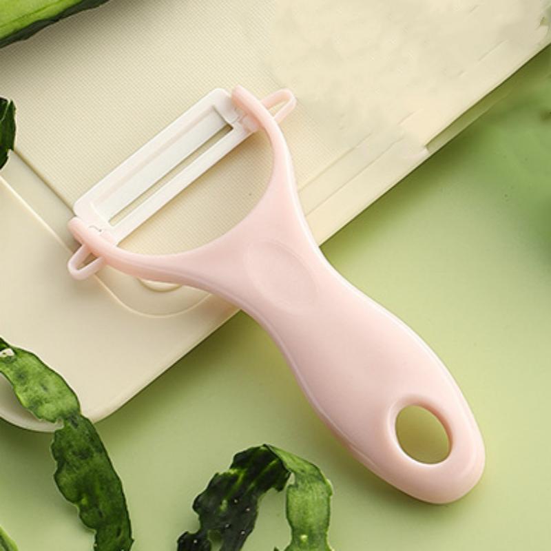 Pelador de cerámica para verduras y frutas, ecológico, para cocina, pelador de patatas y manzanas, multifunción, para el hogar, utensilios de comedor
