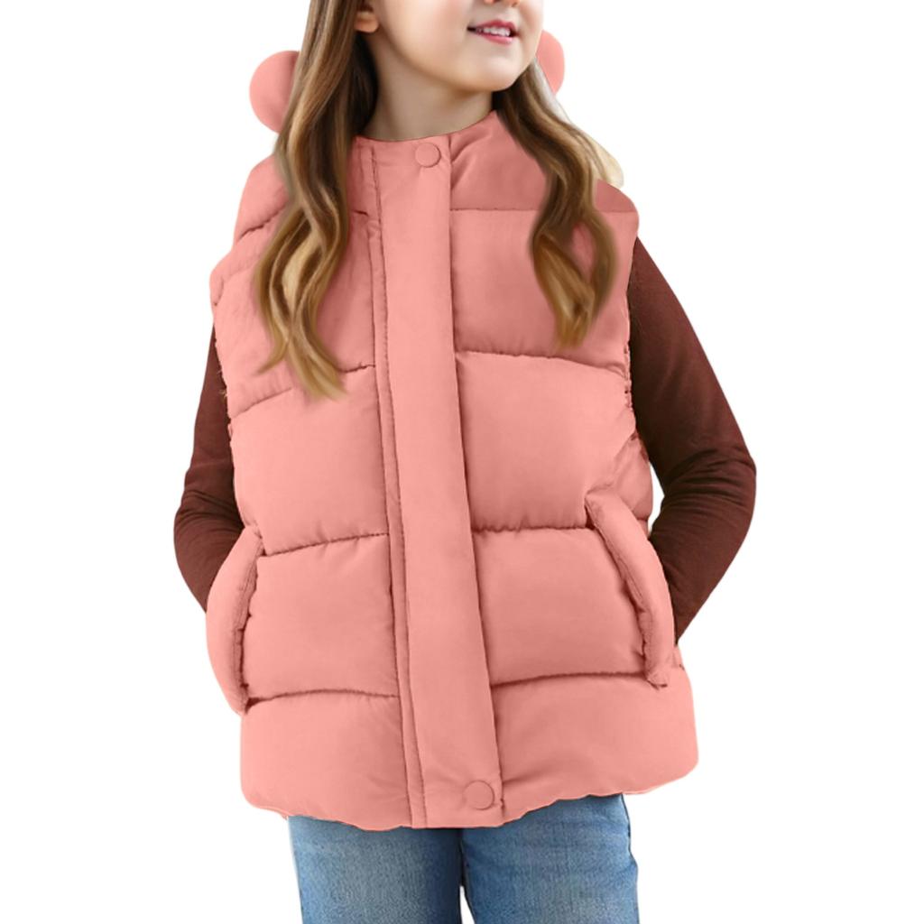 Kinder 2-teiliges Set - Einfarbiger Mantel mit Tasche