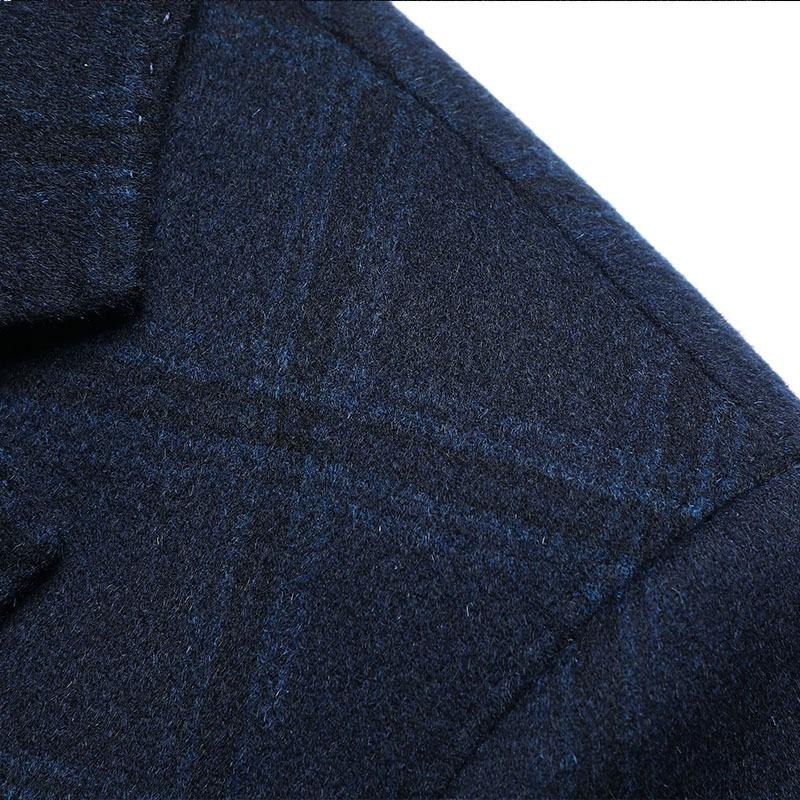 Suit Men's Autumn and Winter New Casual Woolen Plaid Suit Men's Cashmere Jacket