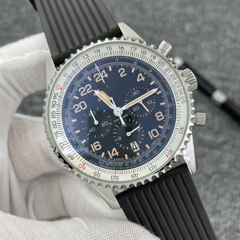 BNL Gear Letecké chronografy B01: Luxusní multifunkční pánské sportovní hodinky s quartzovým strojkem