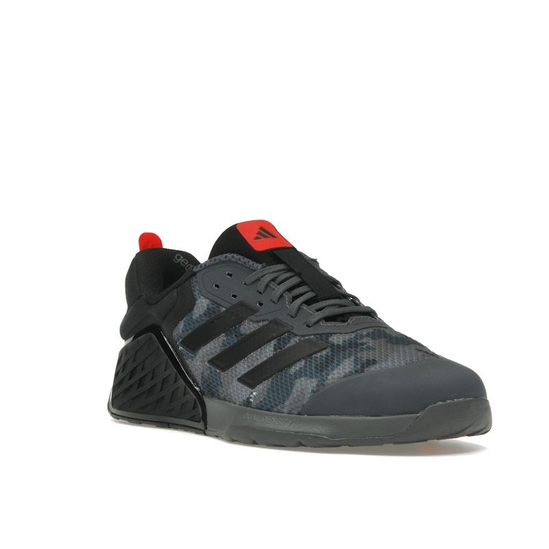 Adidas Dropset 3 GFX Grey Black Camo Unisex Sneakers Grey-Five Core-Black Bright-Red IH8293