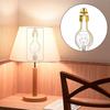 2Pcs Lamp Shade Harp Holder Bulb Spring Clip Keep Lamp Shade Horizontal Hardware Durable Fixed Lamp Decoration