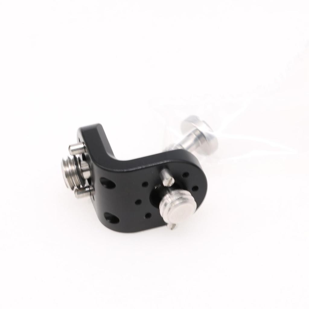 DRRI Right Angle Mount Extension Bracket Screw for ARRI Sony RED Camera Video Image Transmission Monitor Wireless Follow Focus Adapter DSLR Camera