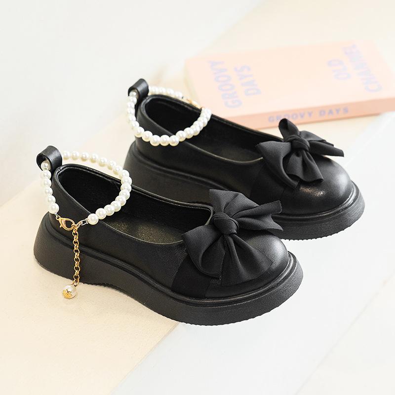 Children's Princess Shoes Breathable Soft Bottom  New Style Rhinestone Decorated Girls Single Shoes