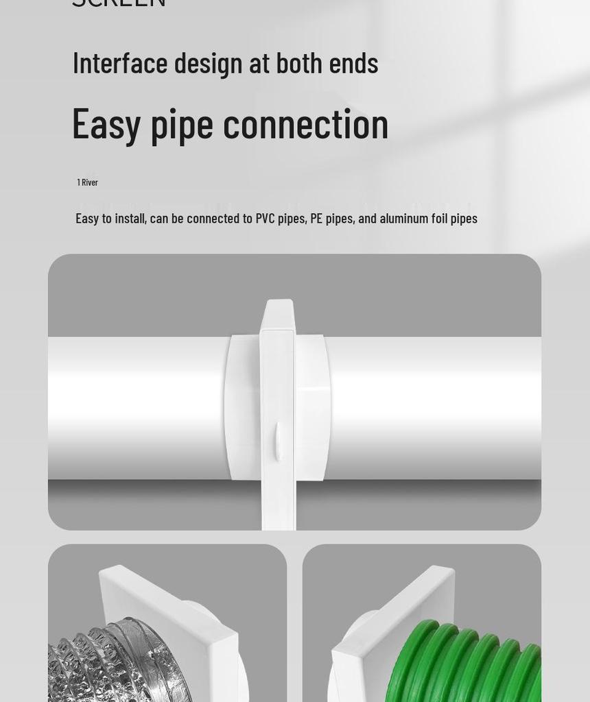 Ventilation Inlet Filter with Anti-Mosquito Mesh