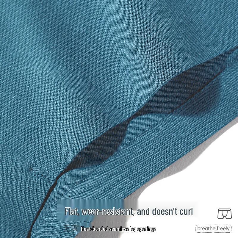 Jianjiang Men's 5A Antibacterial Seamless Boxer Briefs 3-Pack