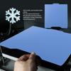 Cold Build Plate Fit for CREALITY SPARKX I7 3D Printer 267x301mm Blue Double Sided Matte Glossy Low Temperature Build Plate