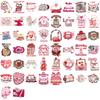 10/30/50pcs Kawaii Cartoon Valentines Day Bookish Stickers Decals DIY Notebook Laptop Phone Case Diary Bike Decoration Sticker