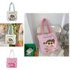 Crayon Shinchan Nylon Tote Bag With Letter Design For Daily Use