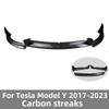 Front Bumper Lip Diffuser Cover for Tesla Model 3 Model Y 2017-2023 Sedan Lower Bumpers Blade Splitter Spoiler Body Kit