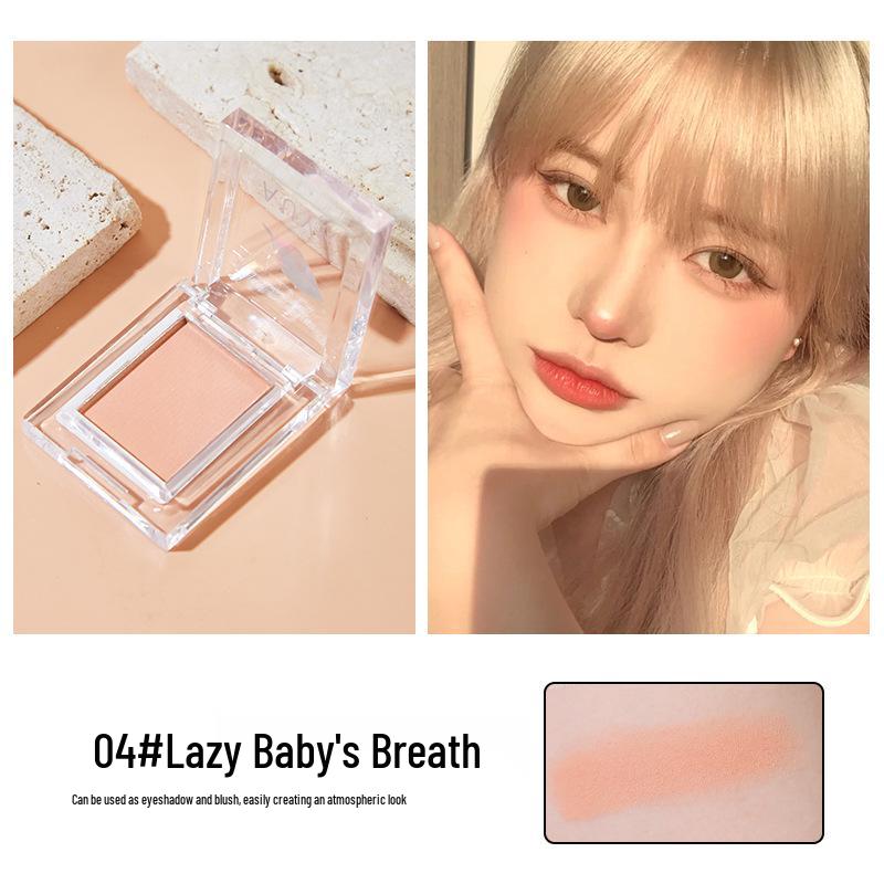 Charming Low-Saturation Pearlescent Matte Eyeshadow and Blush for Women