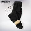 Uomo Fitness Abbigliamento sportivo Pantaloni della tuta Pantaloni della tuta Pantaloni Pantaloni da pista Pantaloni da jogging da uomo M-5XL Pantaloni casual caldi in lana d'agnello invernale