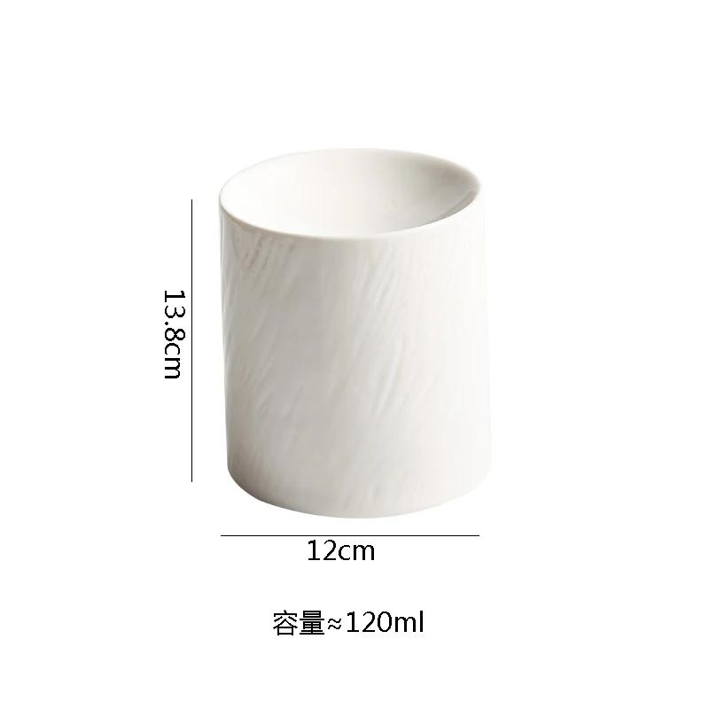 Creative Ceramic Dinner Plates Solid Color Tableware Cooking Dish Pasta Steak Plates Hotel Restaurant Snack Pastry Desserts Tray