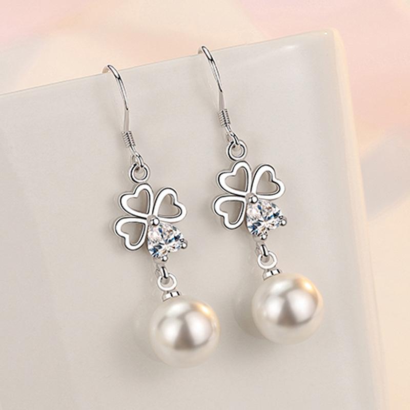 New Style 925 Silver Golden Color Series Women's Earrings Fit Original EarringsWedding Jewelry Exquisite Birthday Gifts