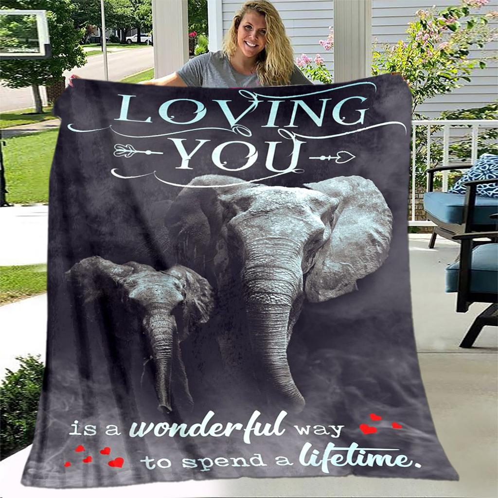 Kızıma Oğlu Mektup Hediye HD Battaniye, Yumuşak Atmak Battaniye Ev Yatak Odası Yatak Kanepe Piknik Seyahat Ofis Kapak Battaniye Çocuklar için