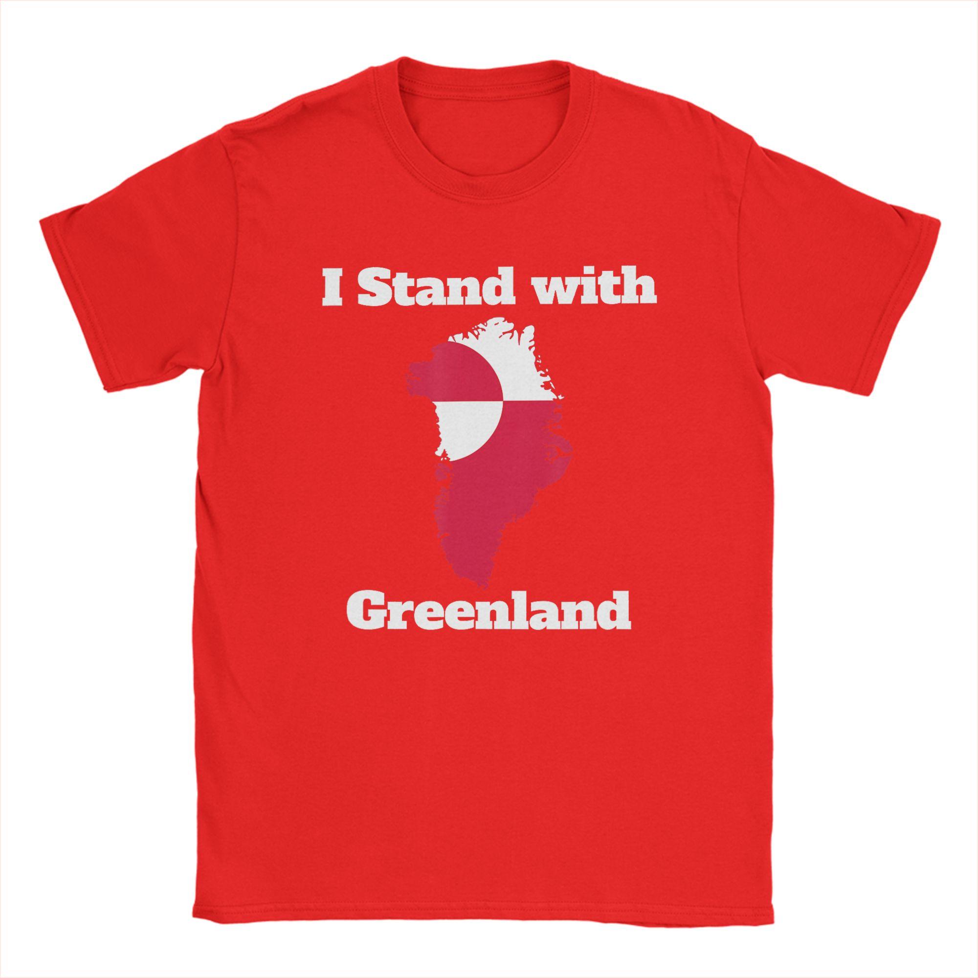 

Streetwear TShirt Not for Sale I Stand with Greenland Cool TShirts Cotton Tee Shirt for Male Y2K Casual Short Sleeve Clothing S