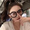 New fashion simple unisex anti blue light round Plain glasses Myopia Glasses for computer Nearsighted Eyewear -1.0 -1.5 -2.5 -6