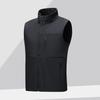 Men's Plus Size Fleece-Lined Soft Shell Sleeveless Vest