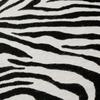 1.8 M Wide Chenille Zebra Pattern Fabric Chenille Cloth Sofa Cover Towel Black and White Geometric Flower