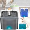 Water 2l Cat Fountain Pet Dog Led Drinking Bowl Automatic Dispenser Shape Cube