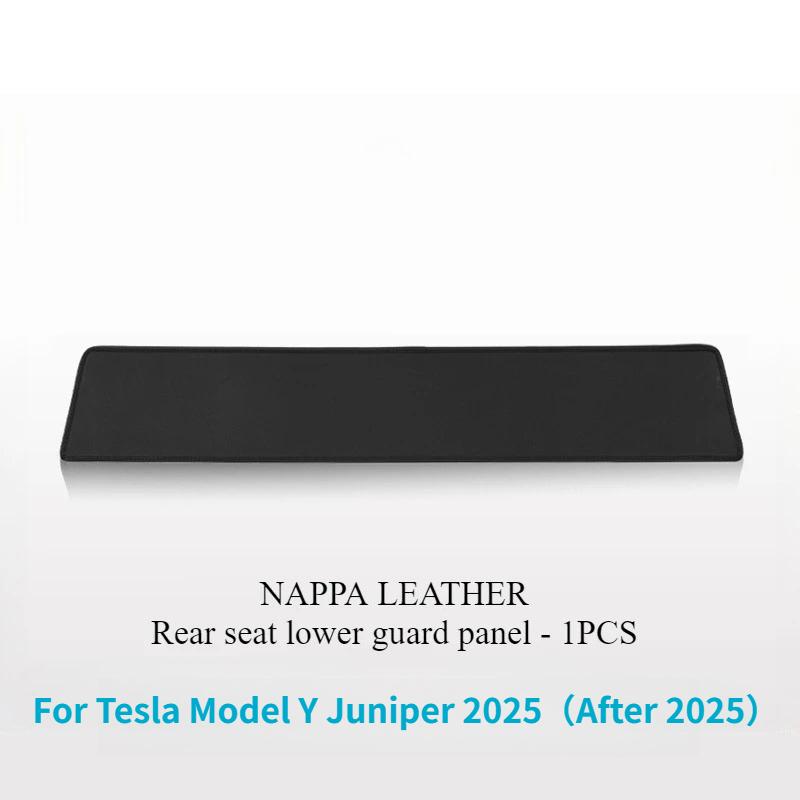 For Tesla Model 3 Highland Model Y Juniper PU Front Rear Door Sill Protection Strip Seat Anti-kick Pad Corner Guard Accessories