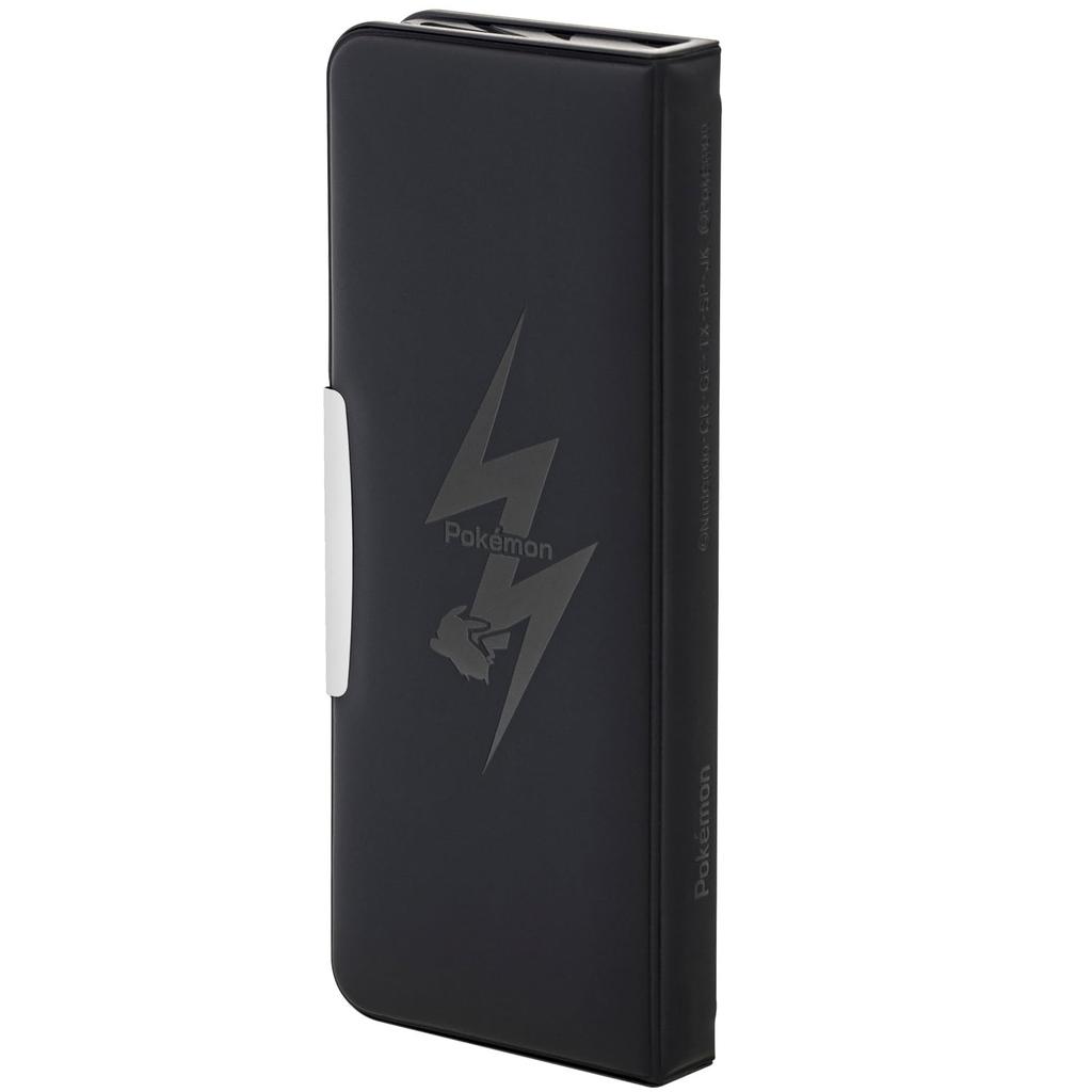 Showa Note Pencil Simple 367729801 Pokémon Case, Thin, Double-Sided Opening, Series, Black,