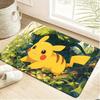 Pokemon Underwater Adventure Print Doormat Anti-slip Absorbent Floor Mat for Home Entrance Bedroom Living Room Decor